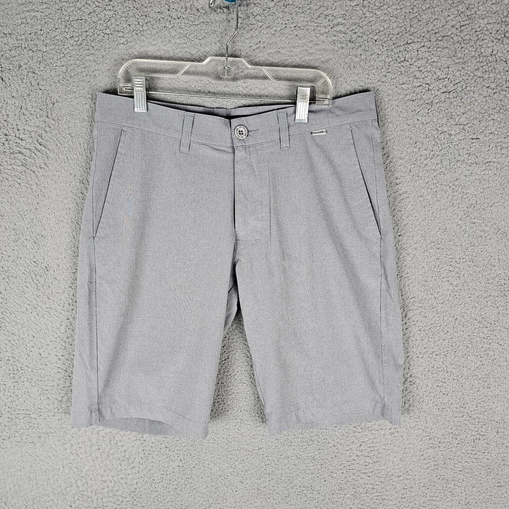 Travis Mathew Golf Chino Shorts Men 30 Gray Performance Preppy 77925-00